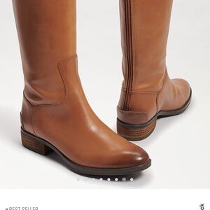 Sam Edelman Tan Leather Heeled Boots